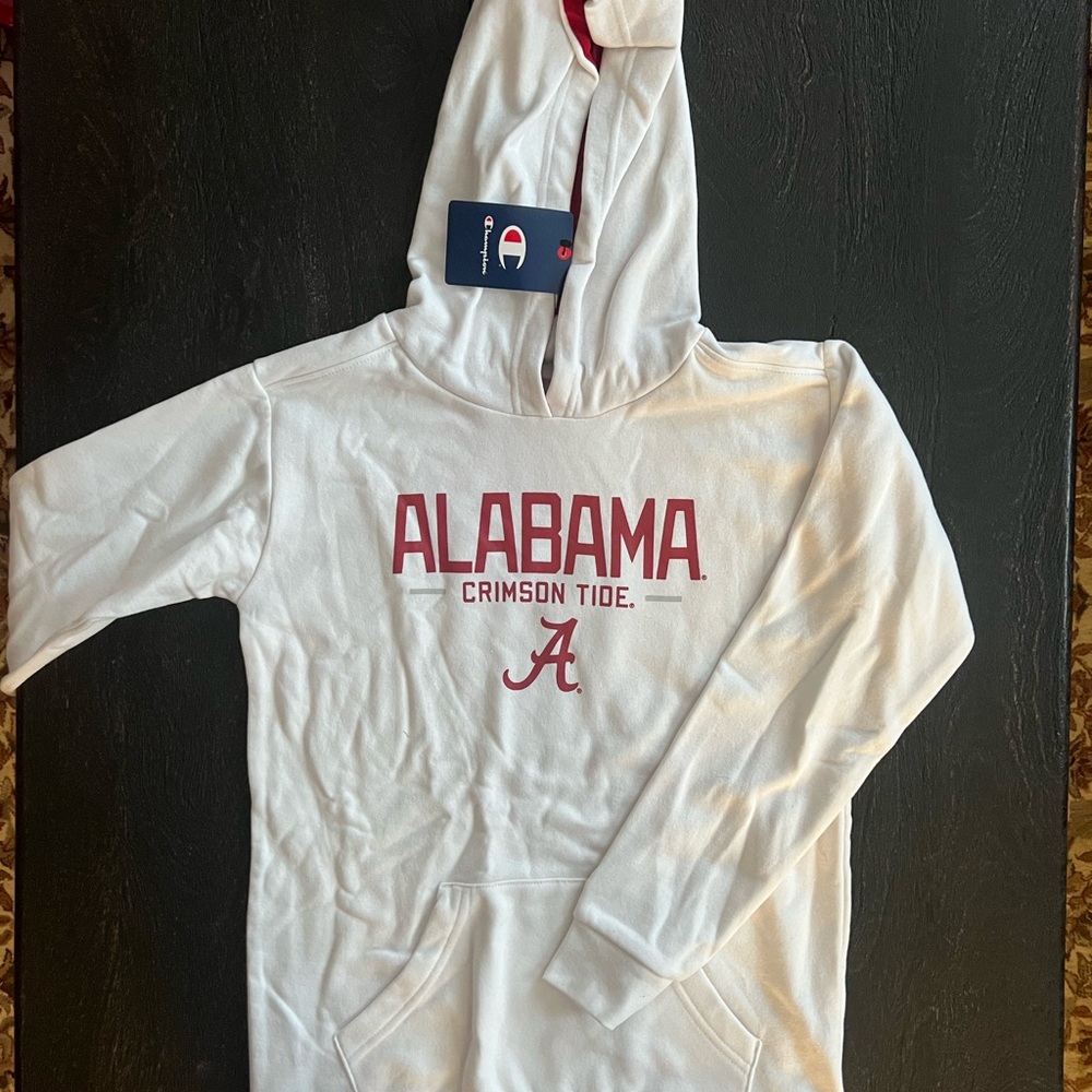 Champion White Alabama Crimson Tide Hoodie